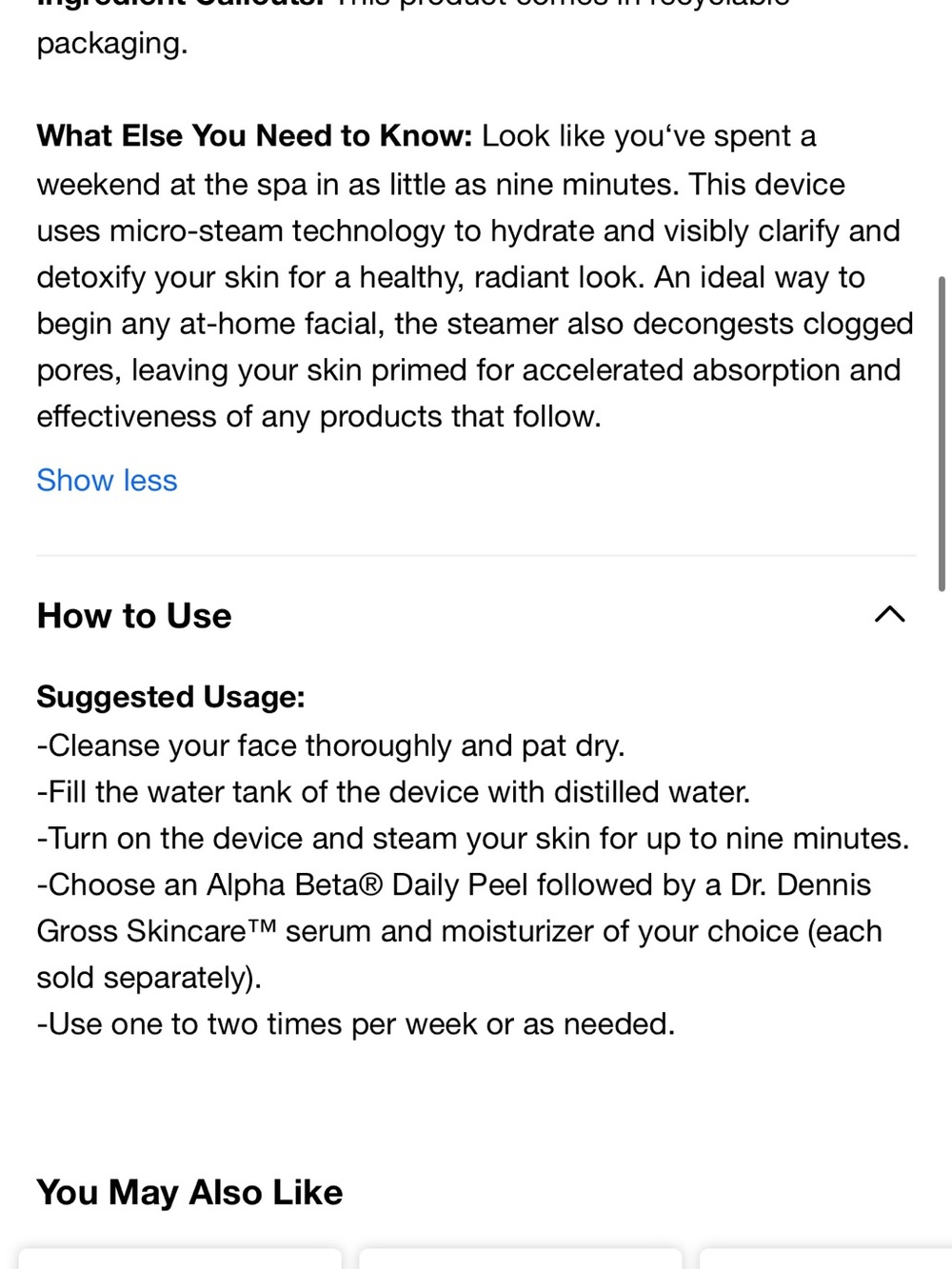 Dr. Dennis Gross Facial Steamer - White - Picture 8 of 8